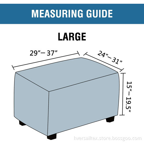 1-Piece Fit Stretch Rectangle Folding Storage Cover